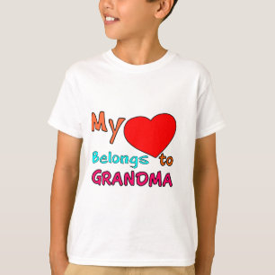 MEIN HERZ GEHÖRT GRANDMA.png T-Shirt