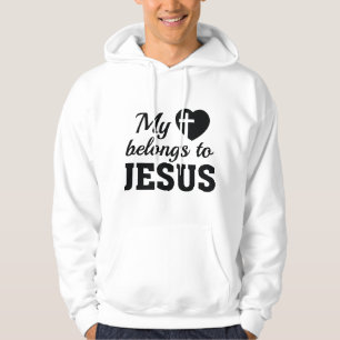 Mein Herz gehört Jesus Hoodie