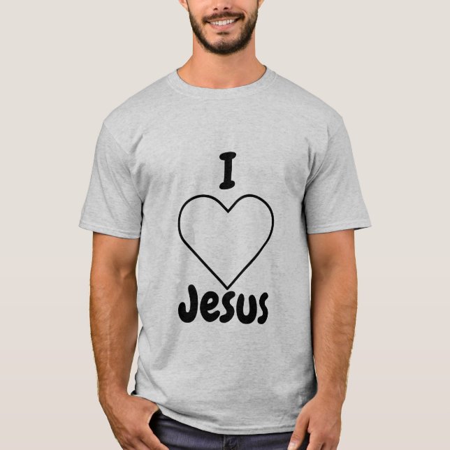 Mein Herz gehört Jesus T-Shirt (Vorderseite)