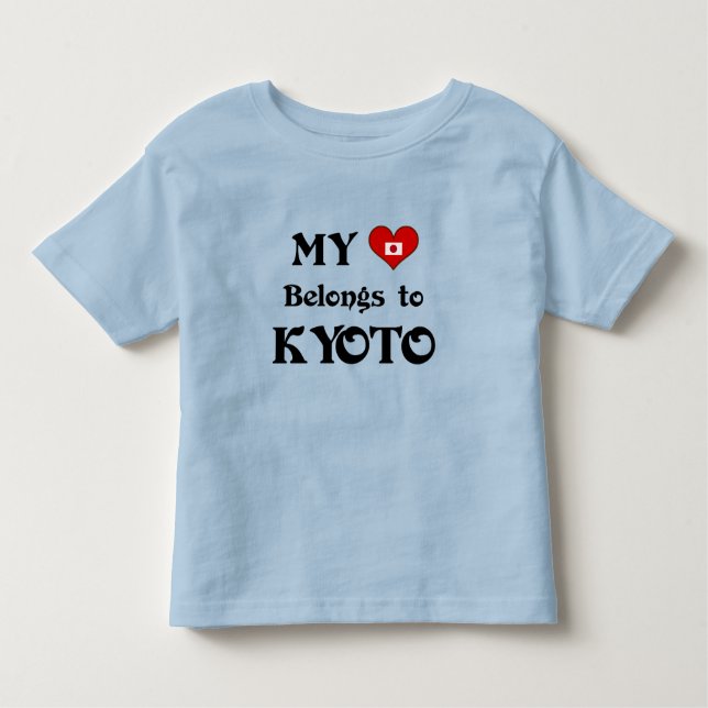 Mein Herz gehört Kyoto an Kleinkind T-shirt (Vorderseite)