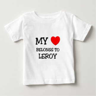 Mein Herz gehört Leroy Baby T-shirt
