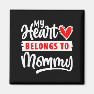 Mein Herz gehört Mami-Shirt Lustiger Valentinstag Magnet