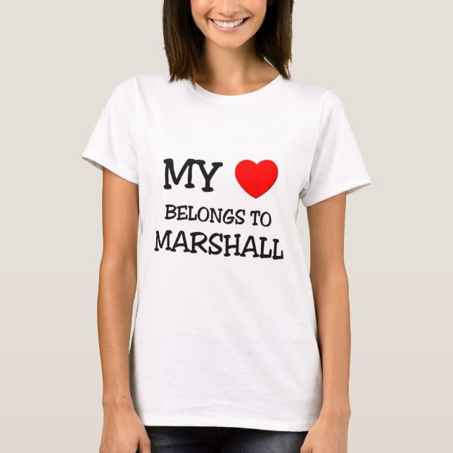 Mein Herz gehört Marshall T-Shirt (Vorderseite)