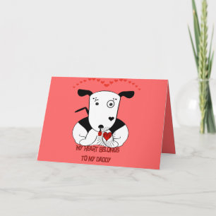 Mein Herz gehört meinem Daddy Karte