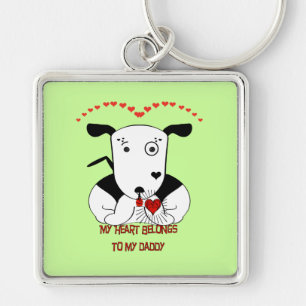 Mein Herz gehört meinem Daddy Schlüsselanhänger