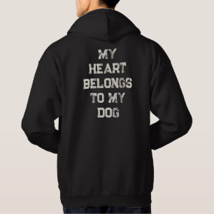 'Mein Herz gehört meinem Hund' Lustiges Geschenk z Hoodie