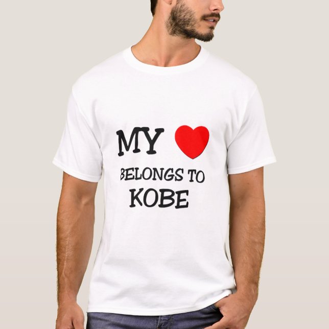 Mein Herz gehört nach Kobe T-Shirt (Vorderseite)