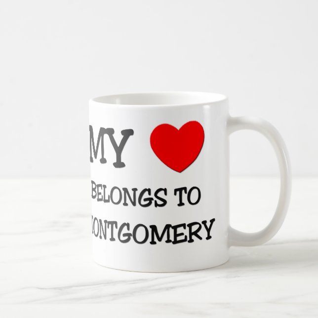 Mein Herz gehört nach MONTGOMERY Kaffeetasse (Rechts)