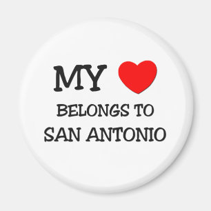 Mein Herz gehört nach SAN ANTONIO Magnet