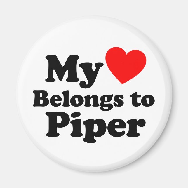 Mein Herz gehört Piper Magnet (Vorne)