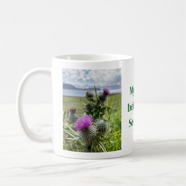 Mein Herz gehört Schottland. Kaffeetasse (Links)