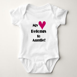 Mein Herz gehört Tante Baby Strampler