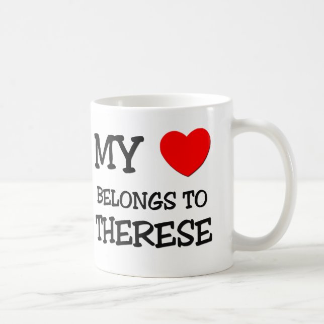 Mein Herz gehört THERESE Tasse (Rechts)