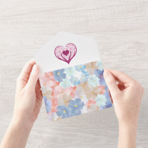 Mein Herz gehört, und wird immer Dir gehören. All In One Einladung