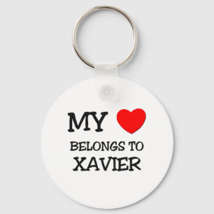 Mein Herz gehört Xavier Schlüsselanhänger