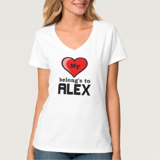 Mein Herz gehört zu Alex T-Shirt