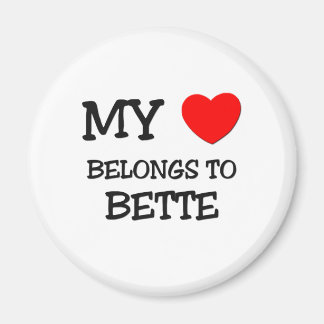 Mein Herz gehört zu BETTE Magnet