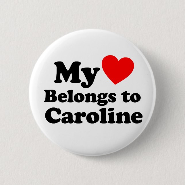 Mein Herz gehört zu Caroline Button (Vorderseite)