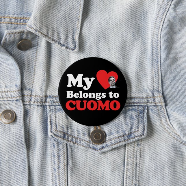 Mein Herz gehört zu Cuomo Button (Beispiel)