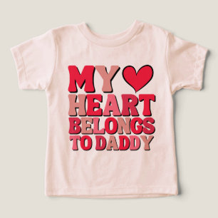Mein Herz gehört zu Daddy Retro Heart