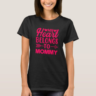 Mein Herz gehört zu den Coolen Zitaten meiner Mutt T-Shirt