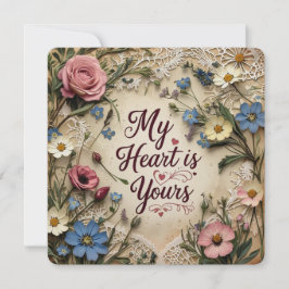 Mein Herz gehört zu den Tageskarten des Valentins Feiertagskarte