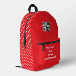 Mein Herz gehört zu den Tausend Bedruckter Rucksack