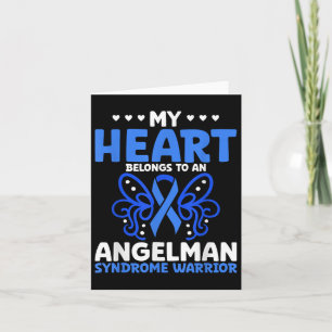 Mein Herz gehört zu einem Angelman-Syndrom Krieger Karte