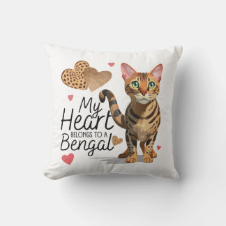 Mein Herz gehört zu einem Bengalischen Kissen