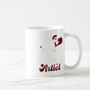 Mein Herz gehört zu einem Shirt des Tattoo-Künstle Kaffeetasse