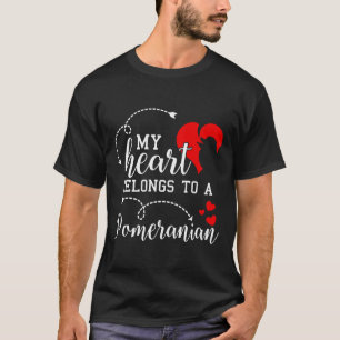 Mein Herz gehört zu einem Spitz 146 T-Shirt