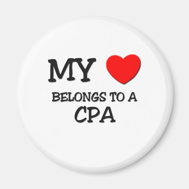 Mein Herz gehört zu einer CPA Magnet (Vorne)
