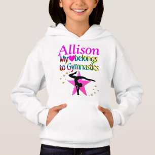 MEIN HERZ GEHÖRT ZU GYMNASTIKER KUSTOM SWEAT SHIRT