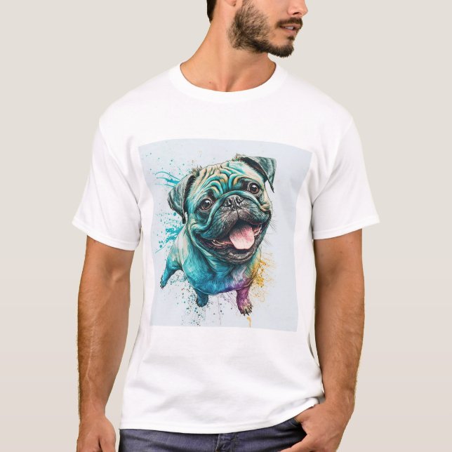 Mein Herz gehört zu Hund Lover Pet Foto T - Shirt (Vorderseite)