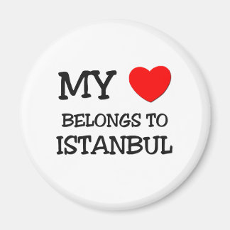 Mein Herz gehört zu ISTANBUL Magnet