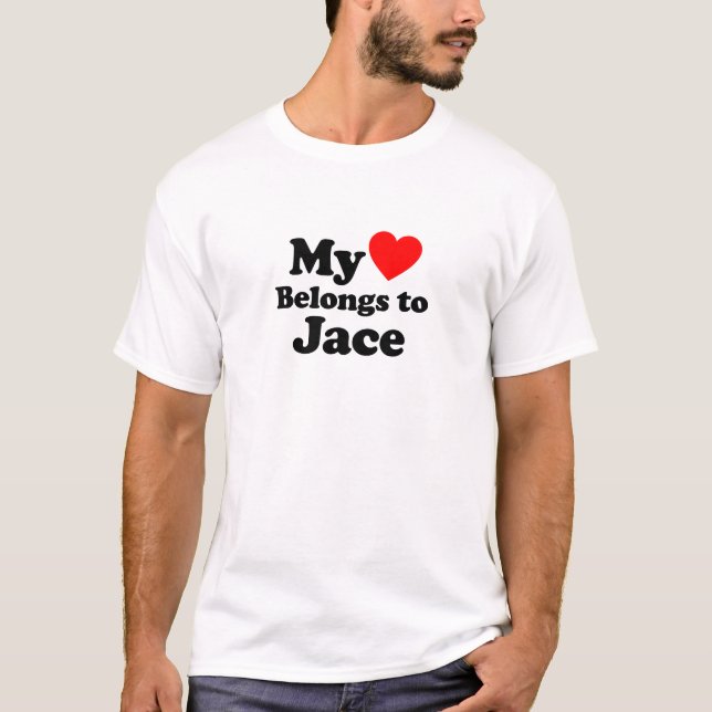 Mein Herz gehört zu Jace T-Shirt (Vorderseite)