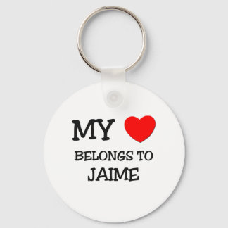Mein Herz gehört zu Jaime Schlüsselanhänger