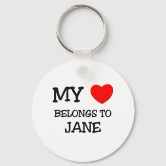 Mein Herz gehört zu JANE Schlüsselanhänger