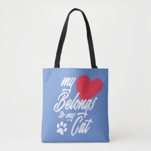 Mein Herz gehört zu meiner Katze Valentine Trage