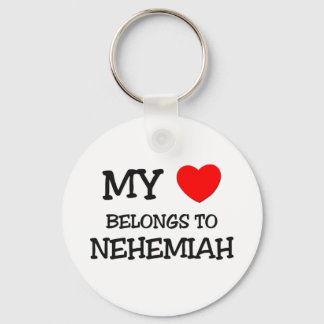 Mein Herz gehört zu Nehemiah Schlüsselanhänger