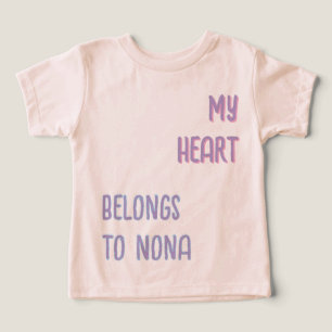 Mein Herz gehört zu Nona- Liebesgeschenk für Oma