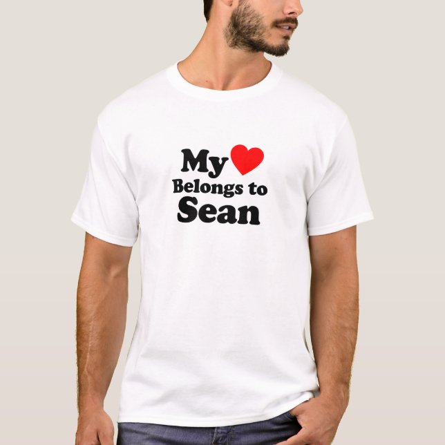 Mein Herz gehört zu Sean T-Shirt (Vorderseite)