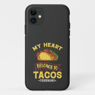 Mein Herz gehört zu Tacos Case-Mate iPhone Hülle