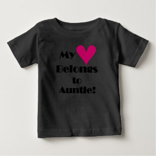 Mein Herz gehört zu Tantchen Baby T-shirt