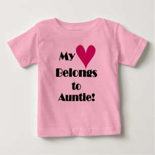 Mein Herz gehört zu Tantchen Baby T-shirt