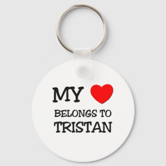 Mein Herz gehört zu Tristan Schlüsselanhänger