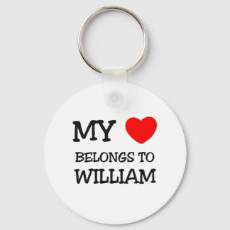 Mein Herz gehört zu William Schlüsselanhänger