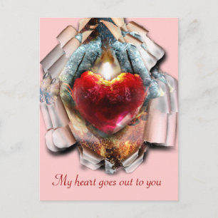 Mein Herz geht... Postkarte