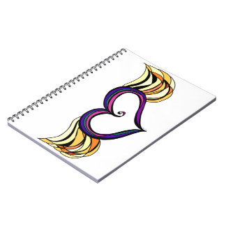 Mein Herz hat Flügel-Notizbuch Notizblock