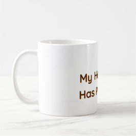 Mein Herz hat Pfoten - Kaffeetasse für Tierliebhab